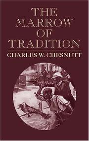 The cover of The Marrow of Tradition