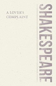 The cover of A Lover's Complaint