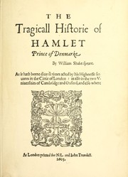 The cover of Hamlet