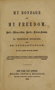 The cover of My Bondage and My Freedom