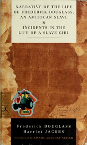 The cover of Narrative of the Life of Frederick Douglass, an American Slave