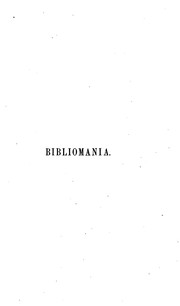 The cover of Bibliomania; or Book-Madness
