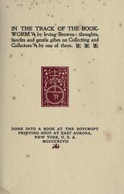 The cover of In the Track of the Bookworm
