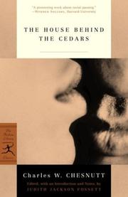 The cover of The House Behind the Cedars