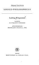 The cover of Tractatus Logico-Philosophicus